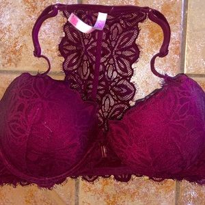 PINK VS push up w/ front clip & racerback